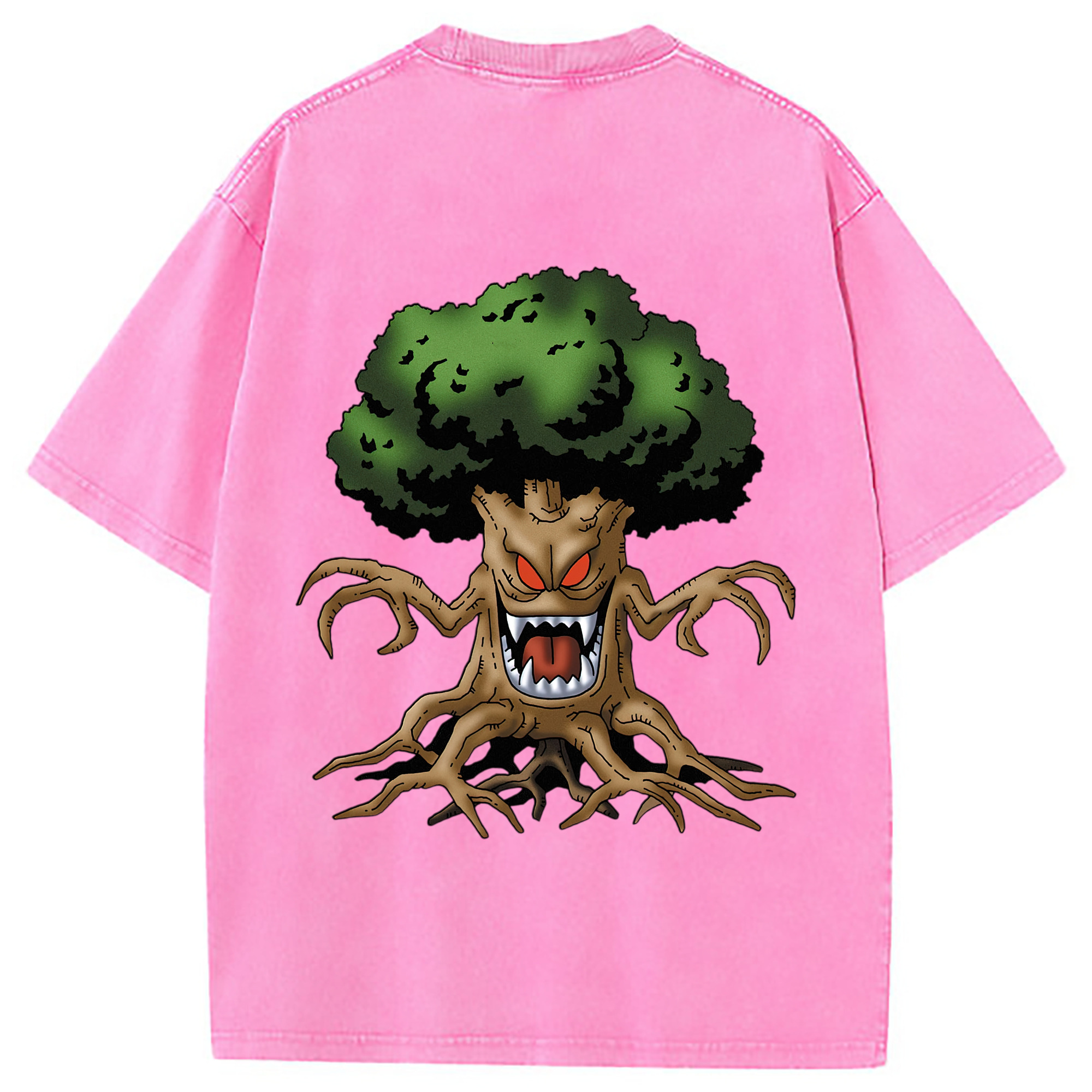 （画像用） ドラゴンクエスト Doragon Kuesuto Dragon Quest 綿100% ヴィンテージ風 半袖Tシャツ（背面プリント）